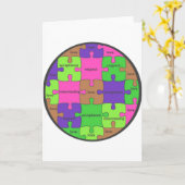 HET INSPIREREND CITAAT VAN DE PUZZEL KAART (Gele Bloem)