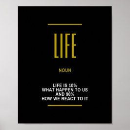 Het Inspirerend Citaat van het leven over Succes Poster