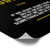 Het Inspirerend Citaat van het offeren op Succes Poster (Hoek)