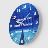 Het Inspirerend Citaat van het zwemmen "voegt Uw E Grote Klok (Hoek)