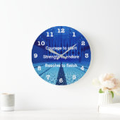 Het Inspirerend Citaat van het zwemmen "voegt Uw E Grote Klok (Huis)