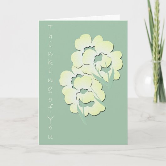 Het inspirerend Denken aan u wenskaart Kaart (Voorkant)