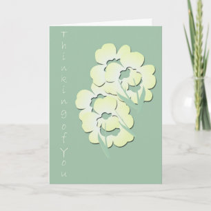 Het inspirerend Denken aan u wenskaart Kaart