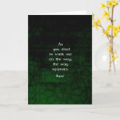 Het Inspirerend die van Rumi het Citaat van het Kaart (Gele Bloem)