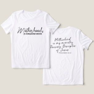 Het Inspirerend moederschap is mijn taak Tri-Blend Shirt