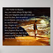 Het Inspirerend Poster van de Lord's Prayer (Voorkant)