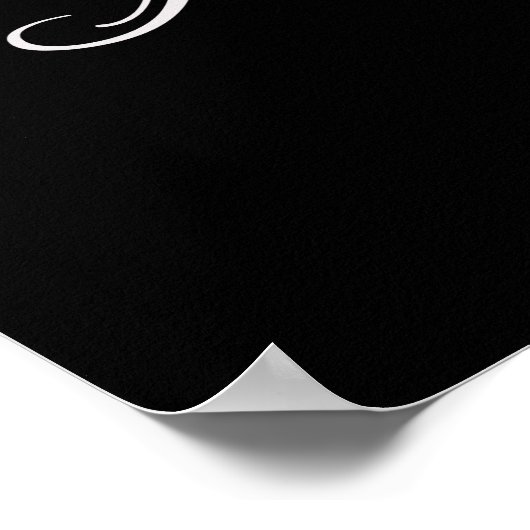 Het Inspirerend Poster van de Toekomst - Zwarte Ca (Hoek)