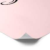 Het Inspirerend Poster van de Toekomstige - Roze k (Hoek)