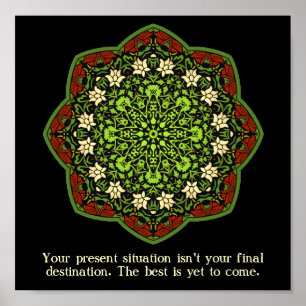 Het Inspirerend Poster van Mandala van de