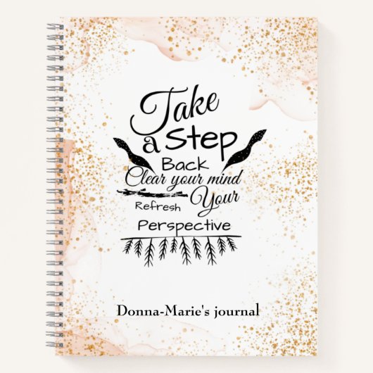 Het Inspirerend prijsopgave wissen Notitieboek (Voorkant)