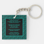 Het Inspirerend van de Heer Onze Vader Sleutelhanger (Achterkant)