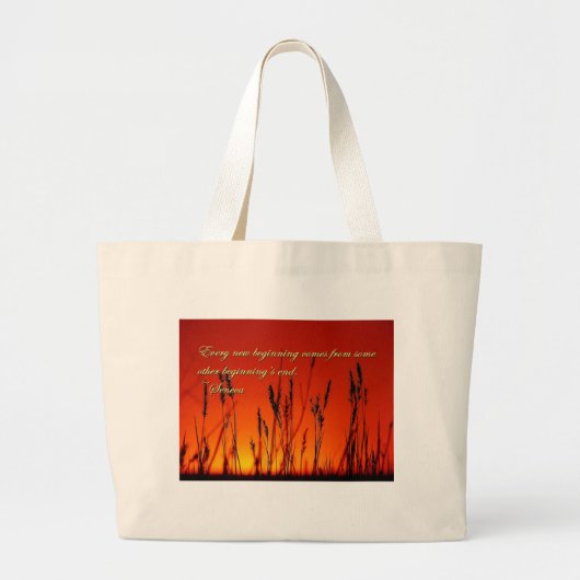 Het Inspirerend van het Silhouet van de Grote Tote Bag (Voorkant)
