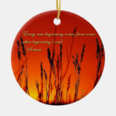 Het Inspirerend van het Silhouet van de Keramisch Ornament (Voorkant)