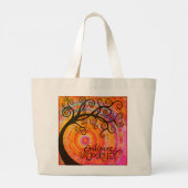 Het Inspirerend voor de ronddraaiende rondleiding  Grote Tote Bag (Achterkant)