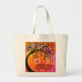 Het Inspirerend voor de ronddraaiende rondleiding  Grote Tote Bag (Voorkant)