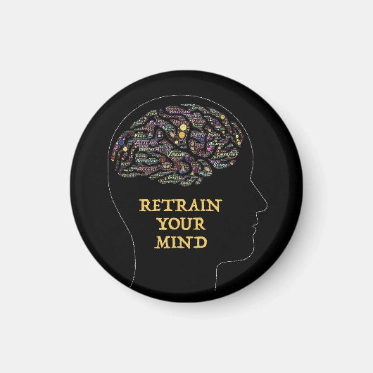 Het Inspirerend Word Art-ontwerp opnieuw bekijken Magneet (Voorkant)