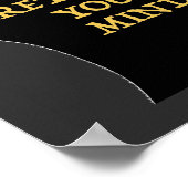 Het Inspirerend Word Art-ontwerp opnieuw bekijken Poster (Hoek)