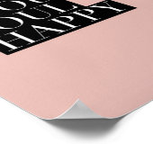 Het inspirerende Citaat - doe wat uw ziel gelukkig Poster (Hoek)