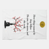 Het inspirerende Citaat van de Waarheid Boeddha Theedoek (Horizontaal)