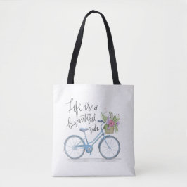 Het inspirerende Leven is een prachtige Ride Canva Tote Bag