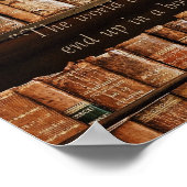 Het inspirerende Oude Citaat van het Boek Poster (Hoek)