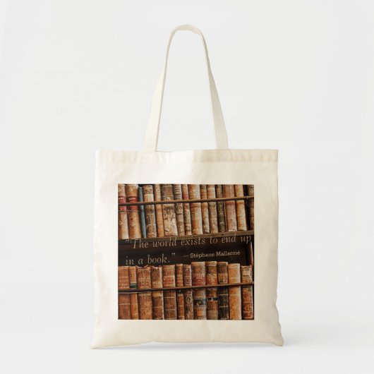 Het inspirerende Oude Citaat van het Boek Tote Bag (Voorkant)