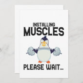 Het installeren van spieren alsjeblieft wacht Funn Kaart (Voorkant / Achterkant)