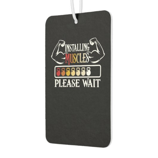 Het installeren van spieren gelieve te wachten gra luchtverfrisser (Links)