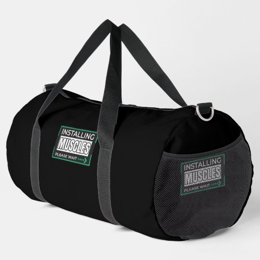 Het installeren van spieren, Grappige Sarcastische Plunjezak (Rechterhoek)