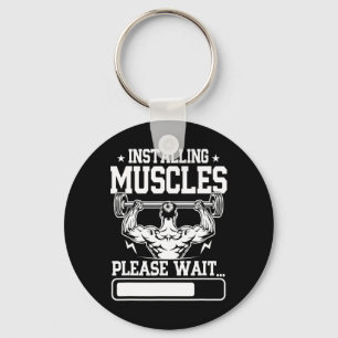 Het installeren van Spieren Wacht alsjeblieft met  Sleutelhanger