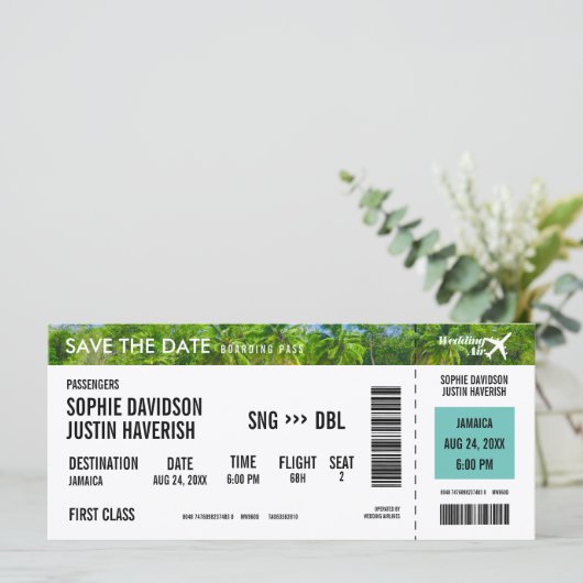 Het instappen Beach van de Pas sparen de Datum (Staand voorkant)