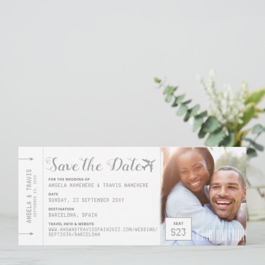 Het instappen de Bestemming van de Foto van de Pas (Staand voorkant)