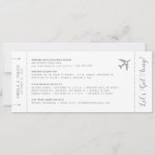 Het instappen de Bestemming van de Foto van de Pas (Achterkant)