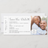 Het instappen de Bestemming van de Foto van de Pas (Voorkant)