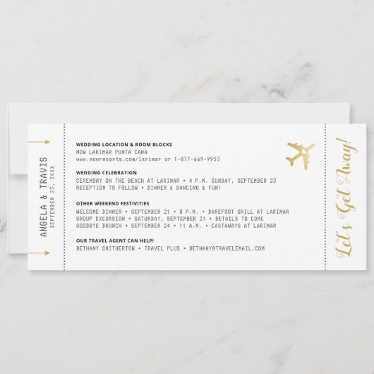 Het instappen de Foto van de Bestemming van de Pas (Achterkant)