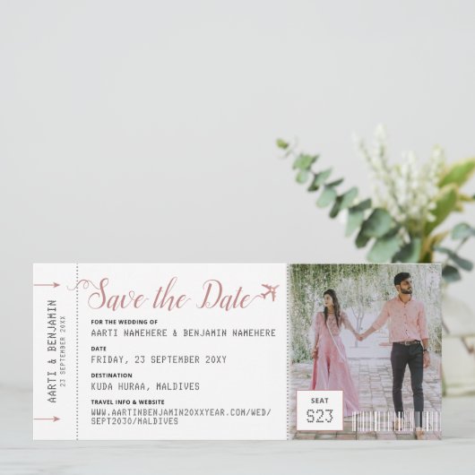 Het instappen de Foto van de Bestemming van de Pas (Staand voorkant)