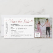 Het instappen de Foto van de Bestemming van de Pas (Voorkant)