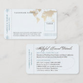 Het instappen de  Kaart van de Kaart van de Kaart  Plaatskaartje (Voorkant / Achterkant)