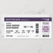 Het instappen de  Witte van het Paars van de pas s (Voorkant)