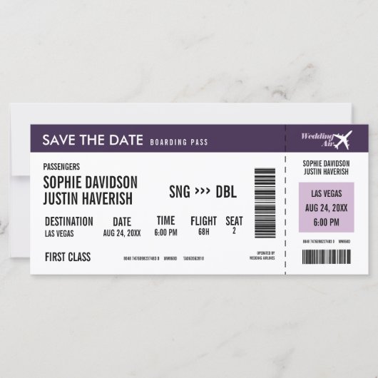 Het instappen de  Witte van het Paars van de pas s (Voorkant)