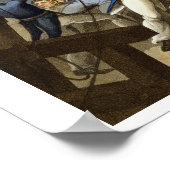 Het instappen en meenemen van het Amerikaanse schi Poster (Hoek)