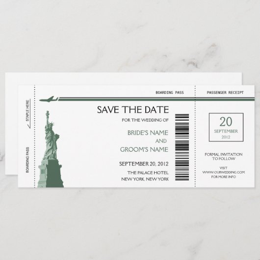 Het instappen pas sparen de Uitnodigingen van de D (Voorkant / Achterkant)