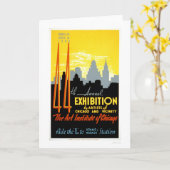 Het Instituut Chicago 1940 WPA van de kunst Kaart (Gele Bloem)