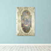 Het instituut Rosary van St. Dominic (fres) Canvas Afdruk (Insitu (Houten vloer))