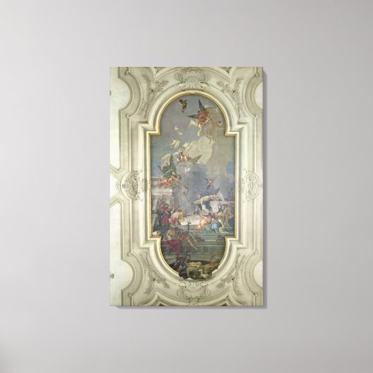 Het instituut Rosary van St. Dominic (fres) Canvas Afdruk (Voorkant)