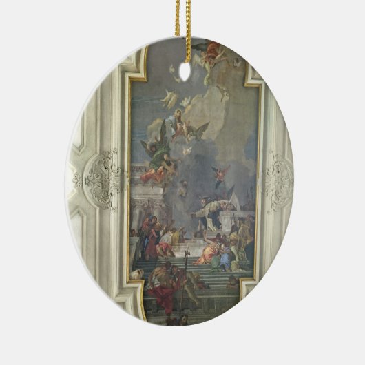 Het instituut Rosary van St. Dominic (fres) Keramisch Ornament (Rechts)