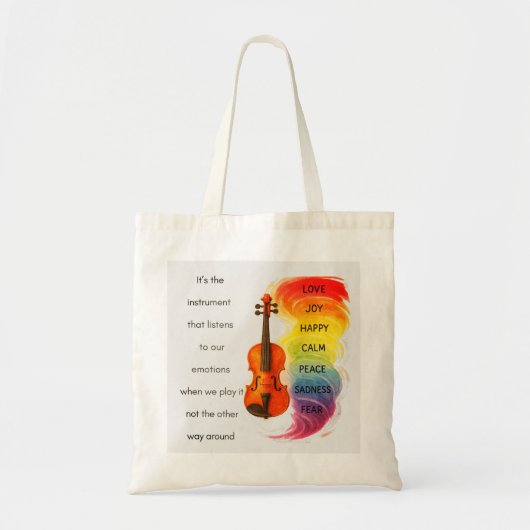 Het Instrument Dat Luistert Tote Bag (Voorkant)