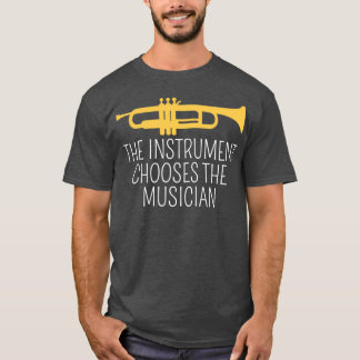 Het instrument kiest de muzikant t-shirt