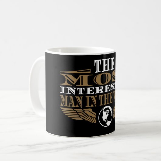 Het interessantste Man ter wereld Koffiemok (Voorkant links)