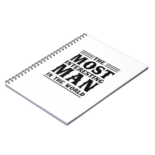 Het interessantste Man ter wereld Notitieboek (Linkerzijde)